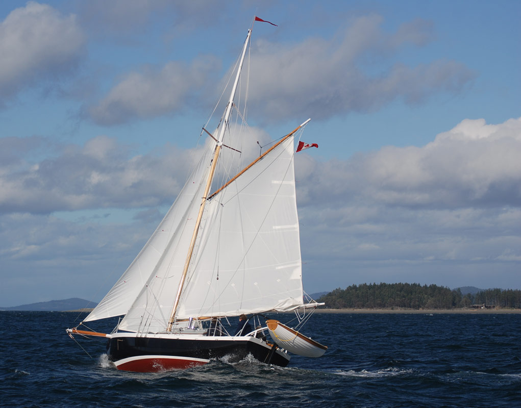 The 24ft Cutter 'ILA' launched 2006. See the Custom Building projects 